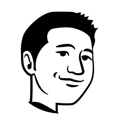 シンプル線画1色似顔絵描きます 商用利用可、アイコン、ステッカー、看板等、ワンポイントに！ イメージ4