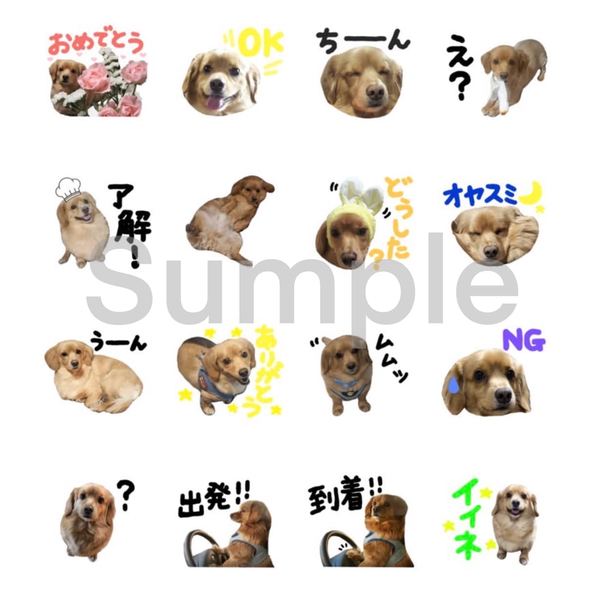 ユーモア溢れるLINEスタンプをお作りします くすっと笑えて、かわいく実用的なスタンプを作るのが得意です！ イメージ4