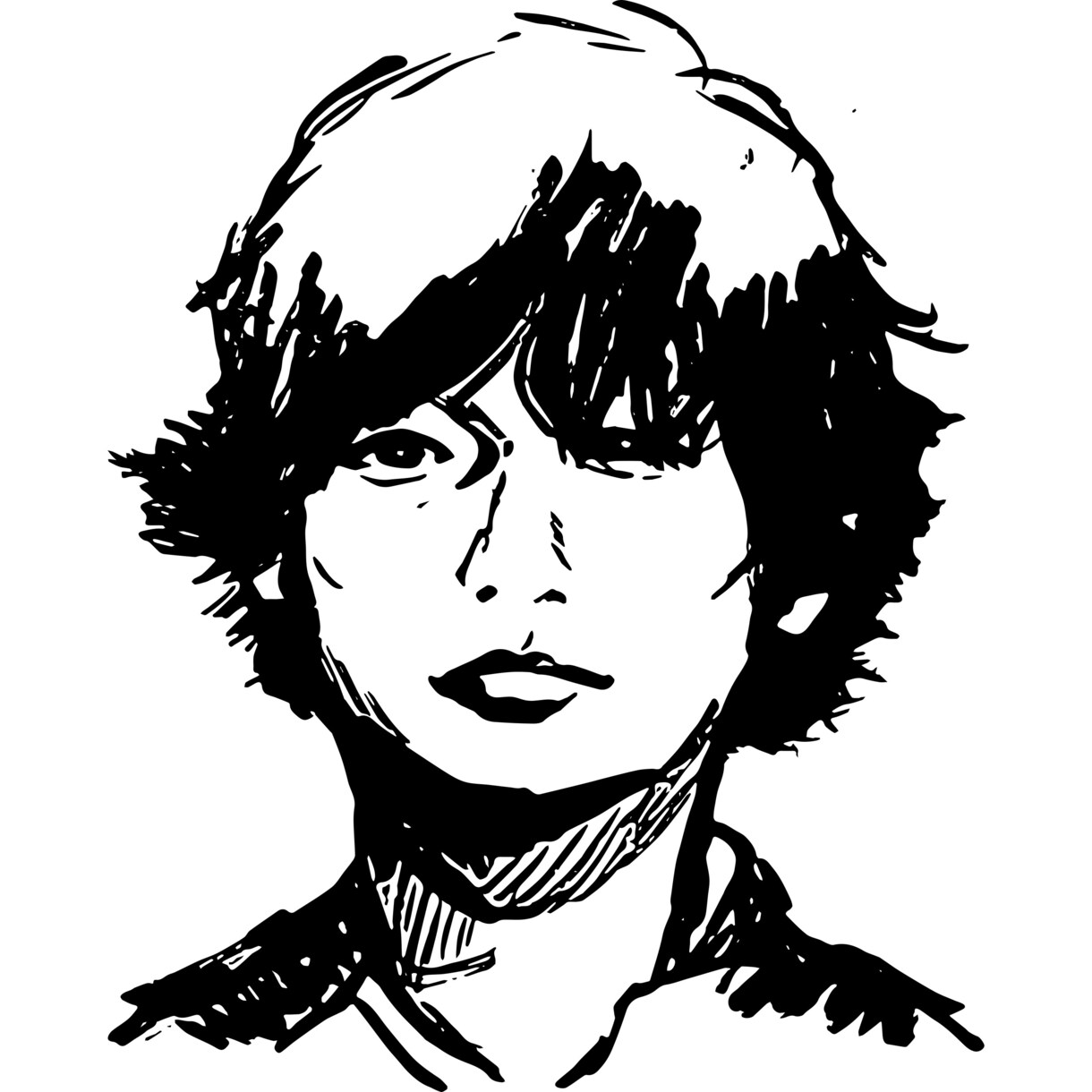 筆ペンで、ややデフォルメの効いた似顔絵を描きます 家族や友人へのちょっとしたプレゼントに。SNSのアイコンに。 イメージ2