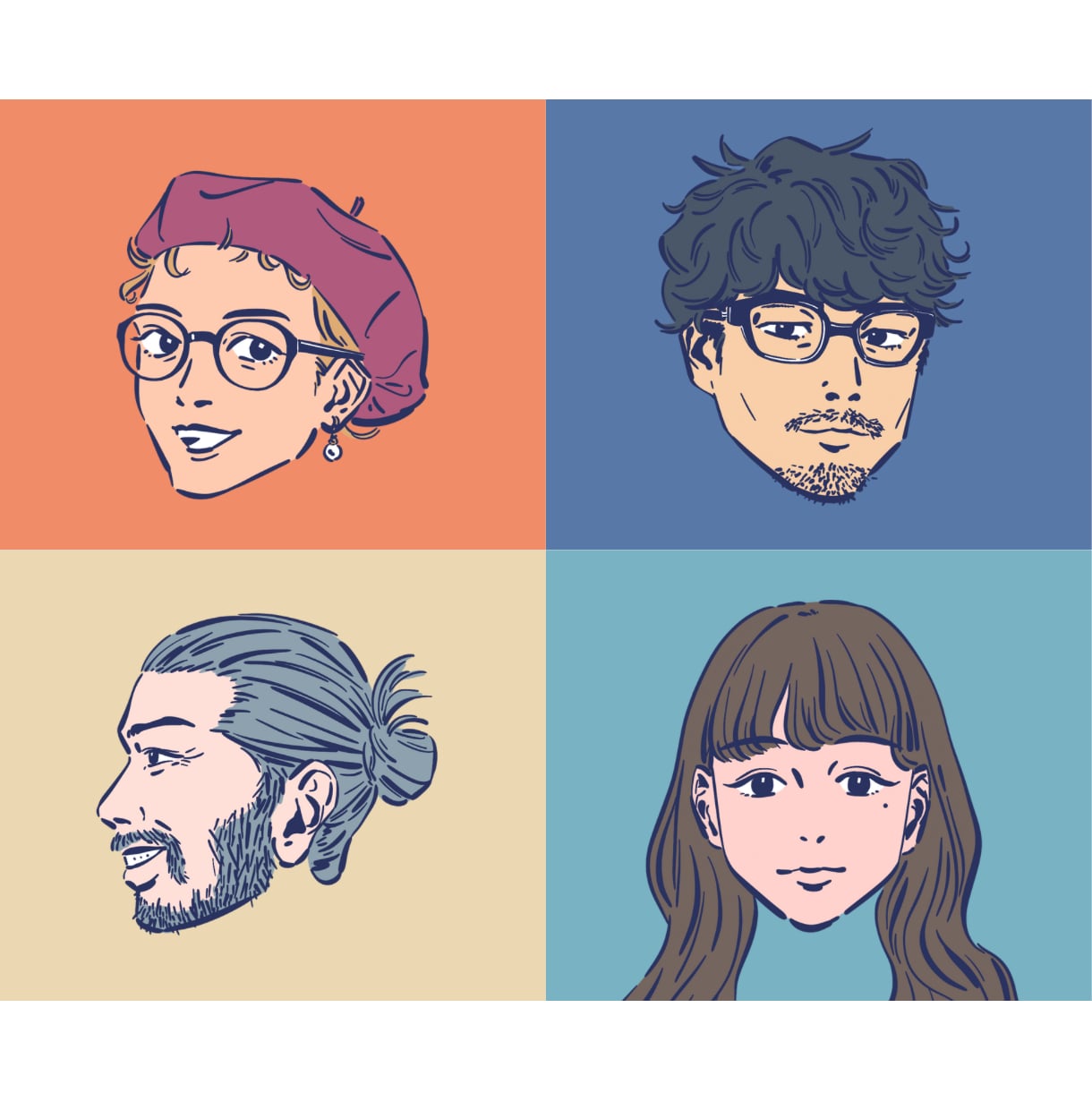 お写真からアメコミ風似顔絵イラストを制作します ハイクオリティなアイコンでビジネスにも好印象◎ イメージ1