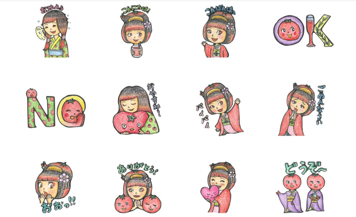 アナログイラストのLINEスタンプつくります 手描きならではの質感がポイントです イメージ6