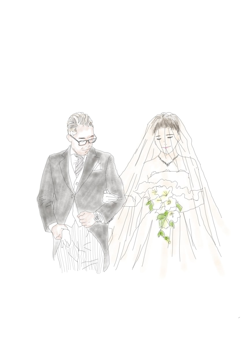 写真から優しい鉛筆タッチの似顔絵を描きます 何気ない一枚を、やさしい思い出に変えます イメージ9