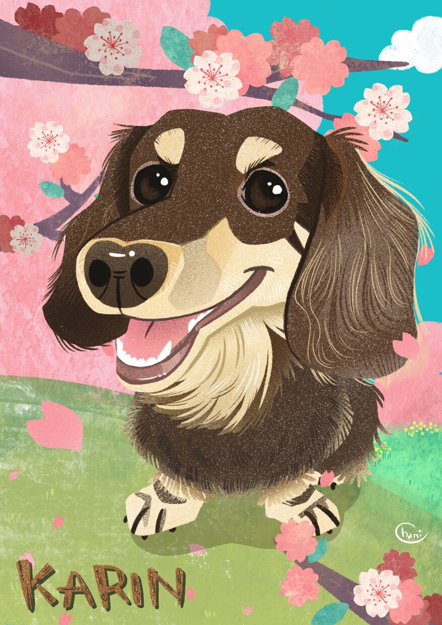 ペットをかわいくキャラクタータッチで描きます 似てる！かわいい！うちの子らしさをモットーに動物全般描けます イメージ4
