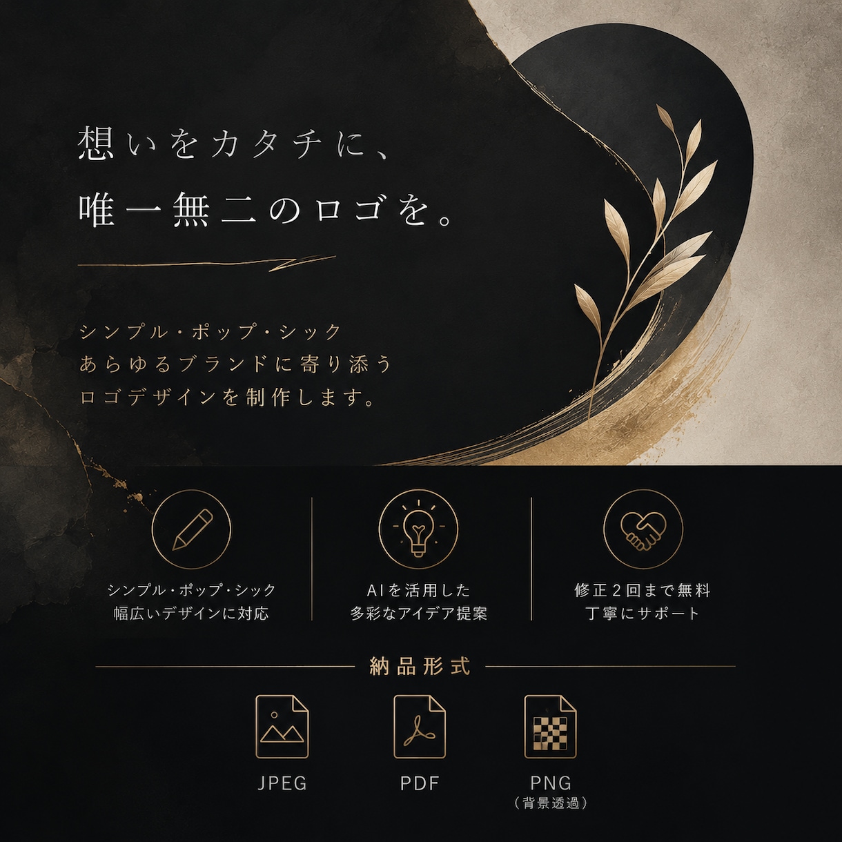 企業店舗個人SNSなど丁寧に対応いたします 理想をカタチにするロゴデザインをお届けします イメージ1