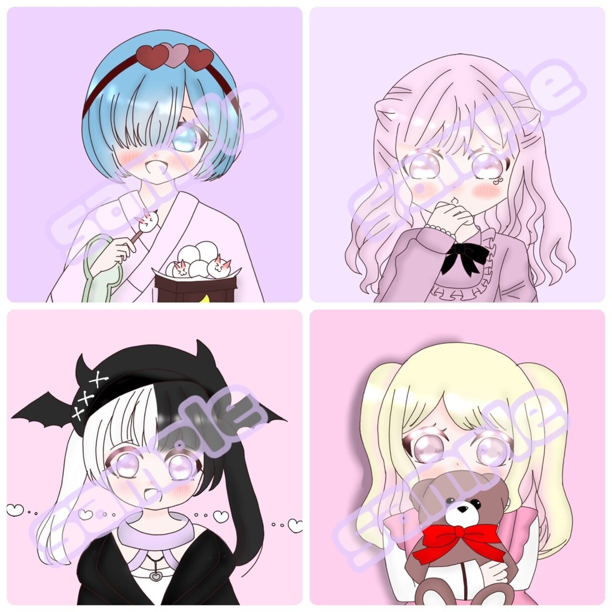 可愛いアイコンかきます 可愛い感じの女の子かきます！！良ければ依頼ください！ イメージ1