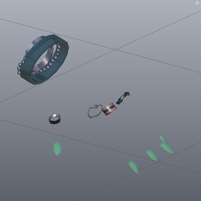 MMD(VRM)用アクセサリー等モデリングします フルスクラッチ(xismo製)で自由度が高い3Dモデルです。 イメージ4