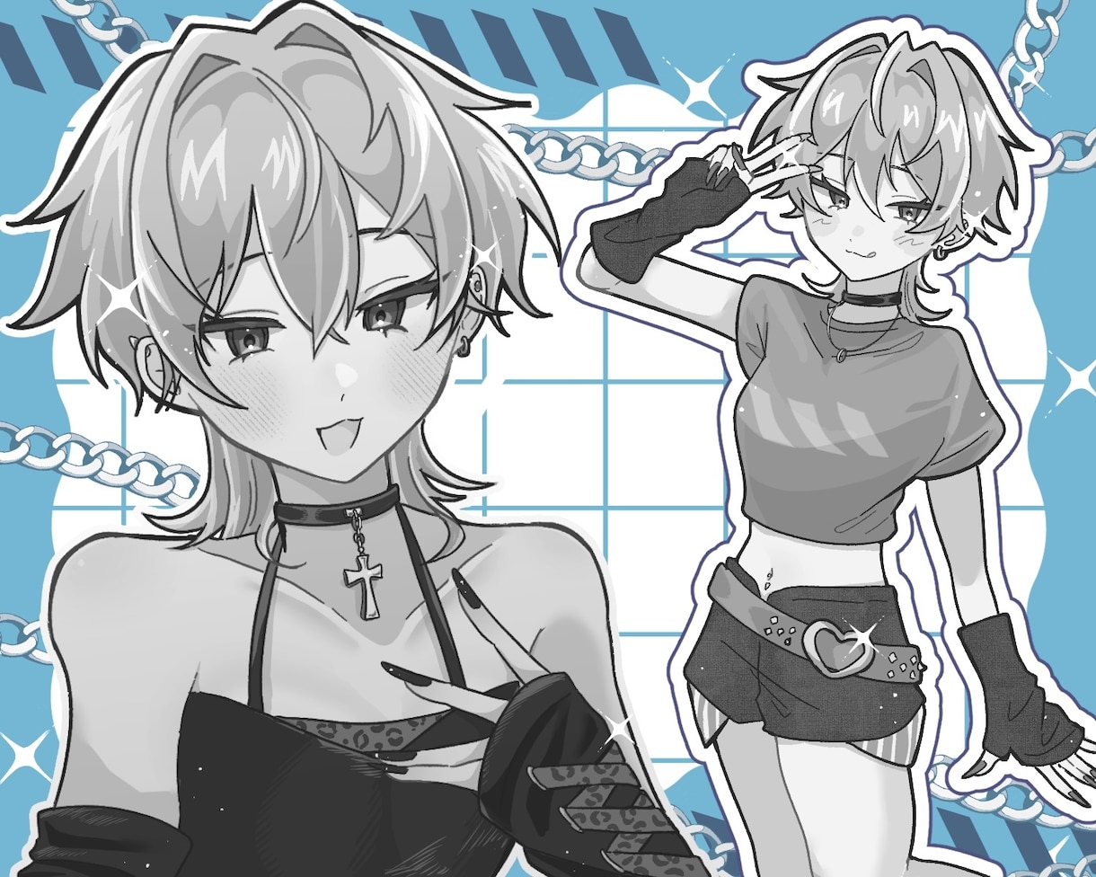 アイコン、グッズ用のイラストを制作いたします 可愛らしくポップなイラストを制作いたします♪ イメージ2