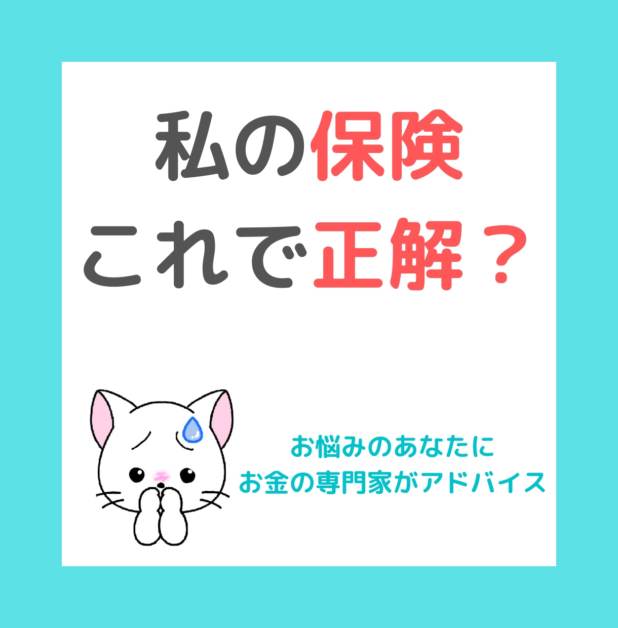 女性向け保険見直し相談！ピッタリなアドバイスします 元公務員の私と一緒に保険をスッキリ整理して節約しましょう♪ イメージ2