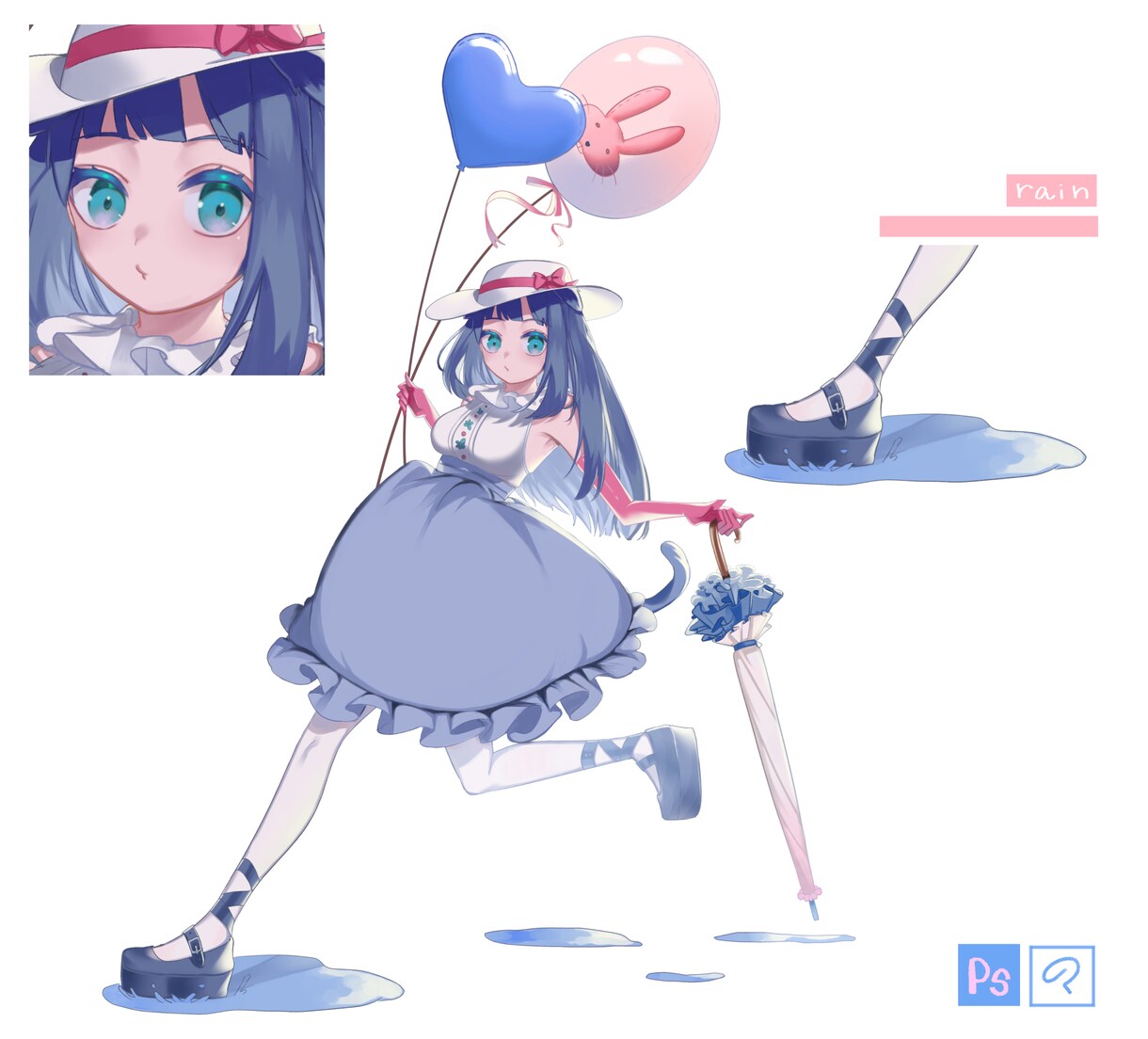キャラクターデザインします 可愛い女の子からダークな雰囲気の男の子までデザイン致します！ イメージ3