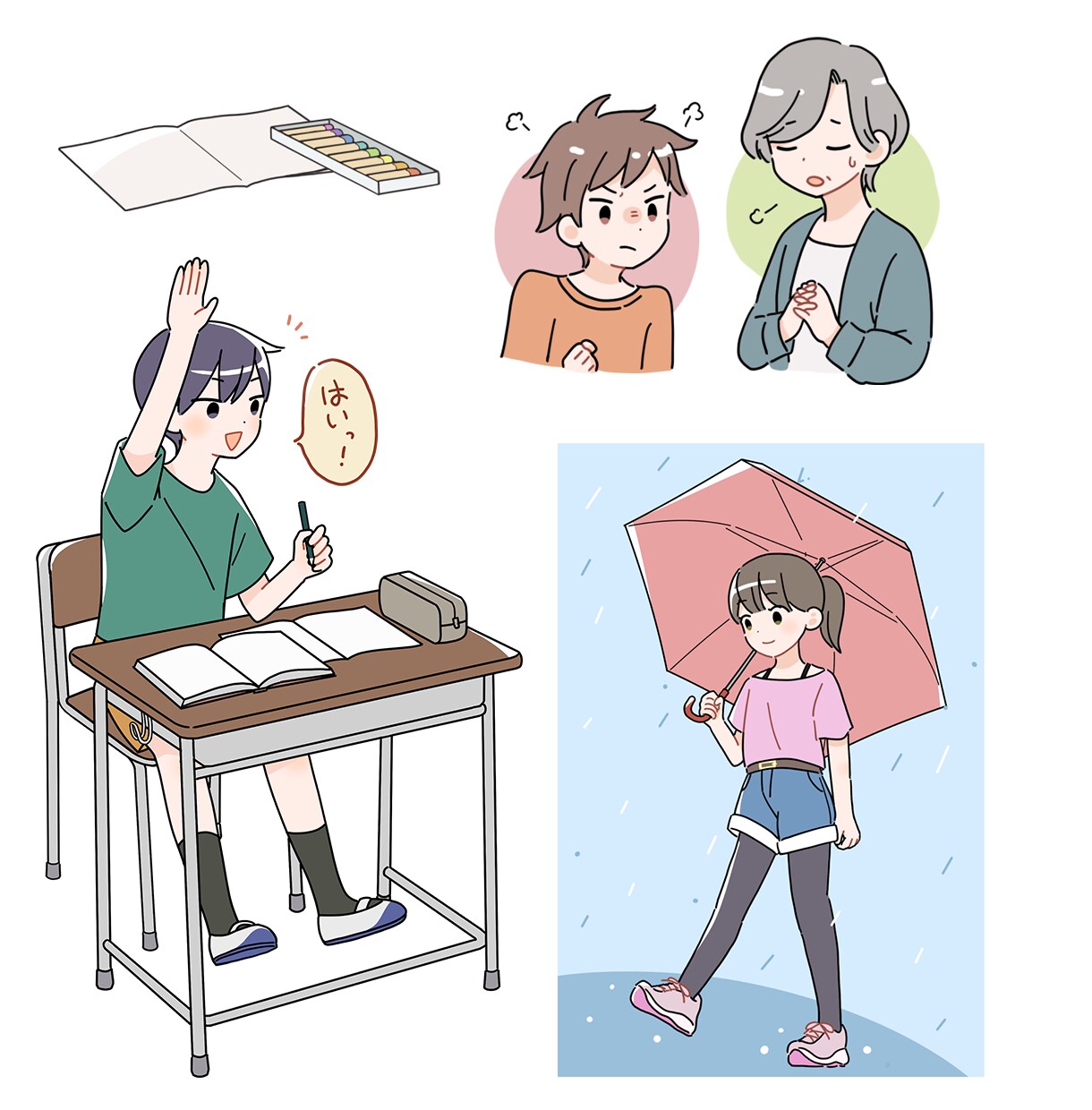 商用可！やさしいイラスト制作します シンプルで安心感のある、やさしい絵柄でイラストを作成します。 イメージ4