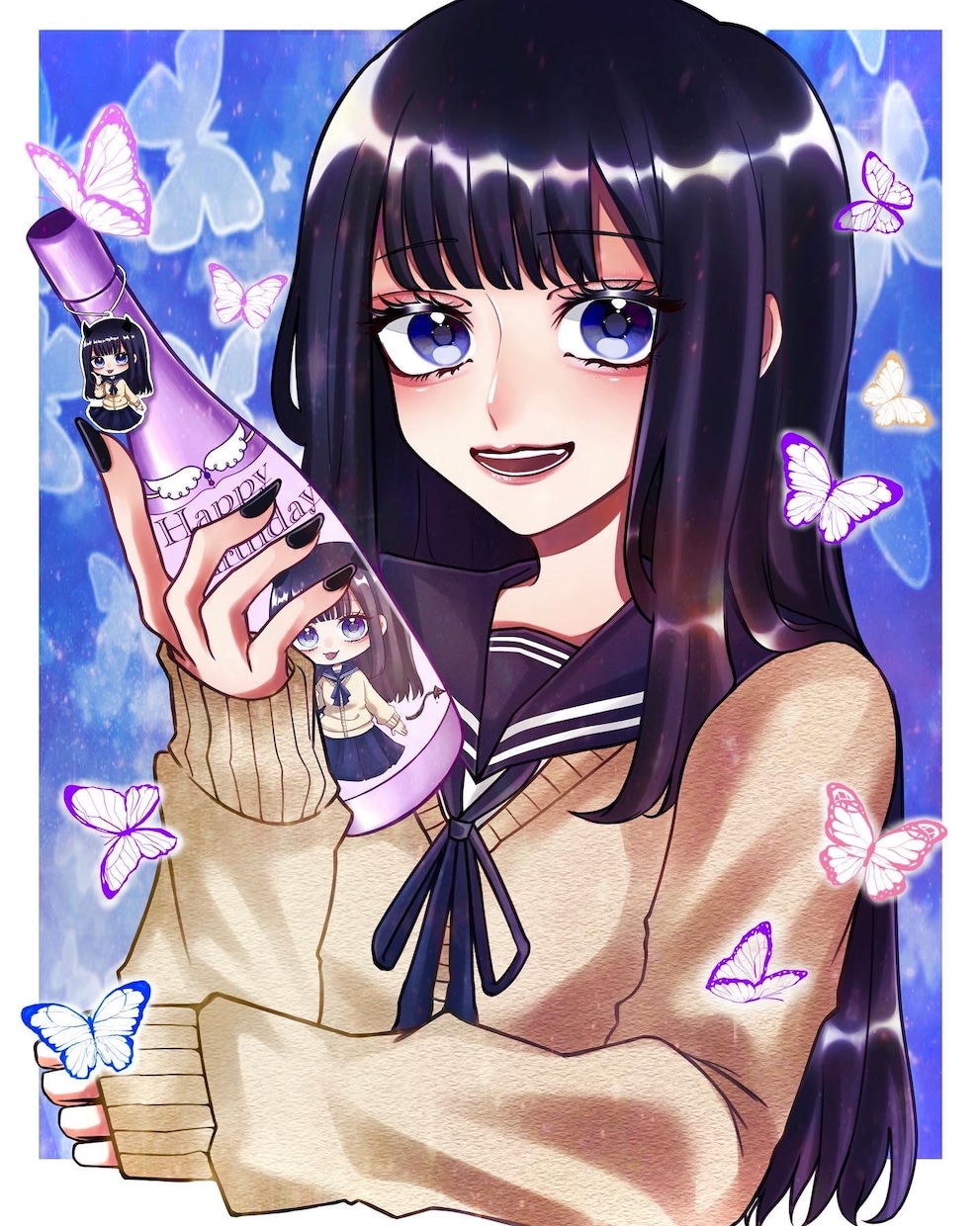 SNS用アイコンやヘッダー、動画サムネなど描きます ☆ご要望に合わせたイラストを提供致します☆ イメージ9
