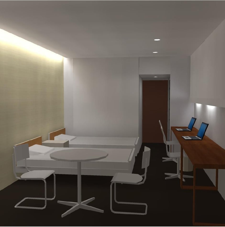 3D照明シミュレーションによる検討します 結果から必要台数や提案資料の作成まで行います イメージ1