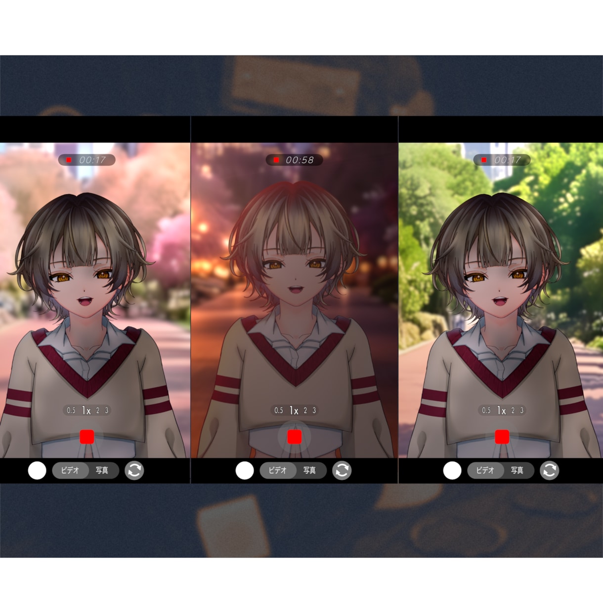 Vtuber様向け実写風歌ってみたショート作ります にじさんじ等大手実績ありの高品質MIXも可能！納期最短2日◎ イメージ6