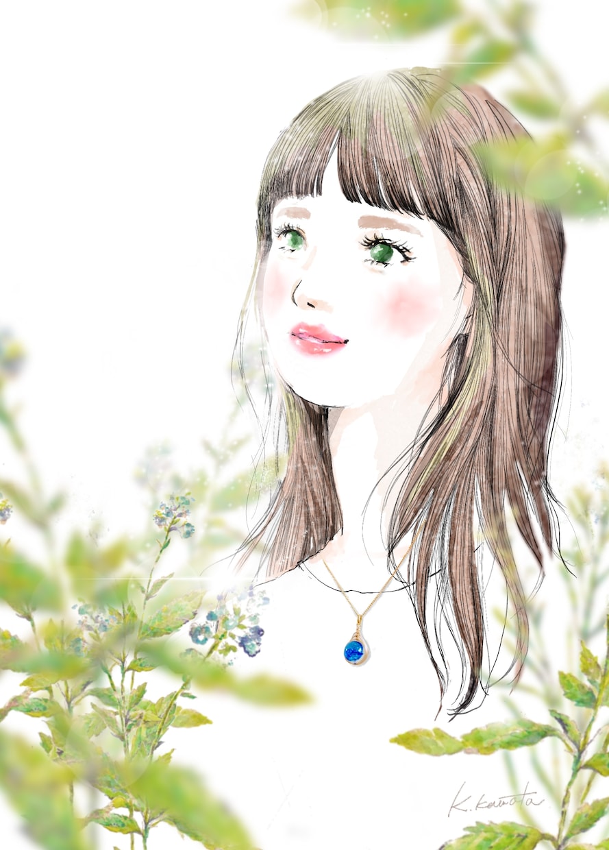 きれいな女の子描きます お写真を元に透明感あるオシャレな女の子データ制作します。 イメージ1