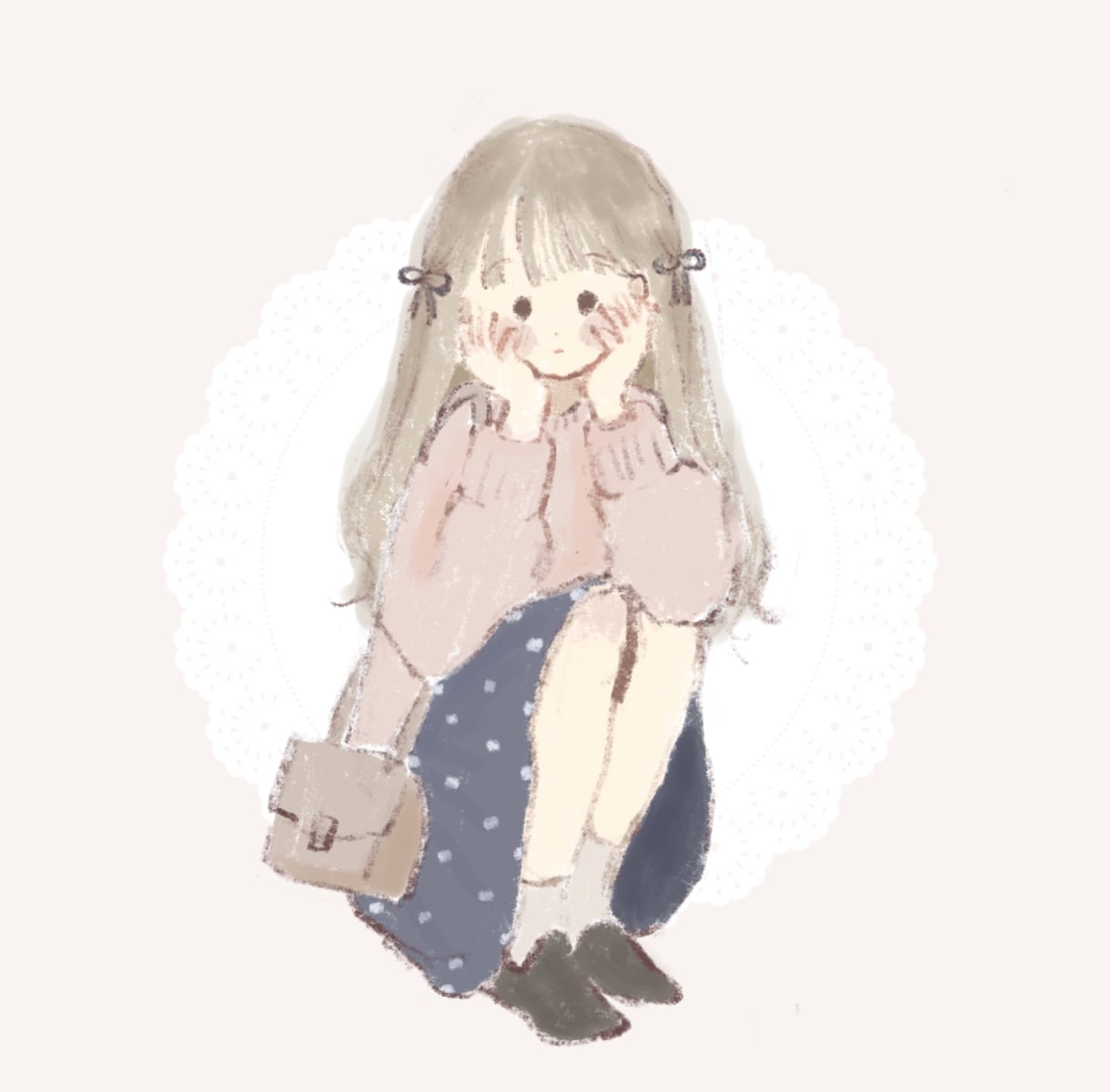 ゆるふわ可愛いアイコン作成致します ふわふわ柔らかいイラストがお好きな方へ。 イメージ3