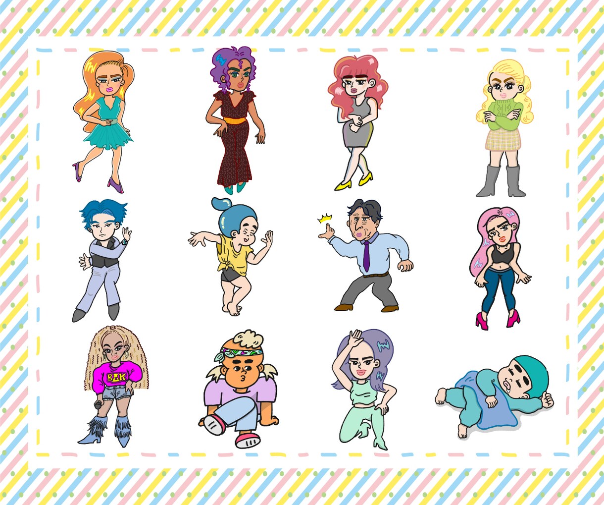 イラスト・アイコンをお描きします あなただけのオリジナルキャラクターを制作します！ イメージ3