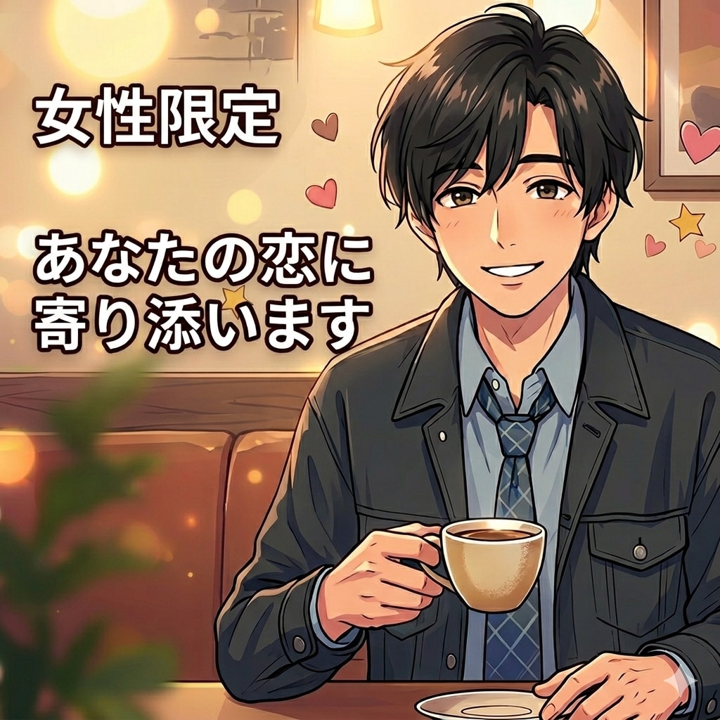 誰かに聞いてほしい その恋に寄り添います 男性目線で、あなたの恋の悩みを受け止めます イメージ1