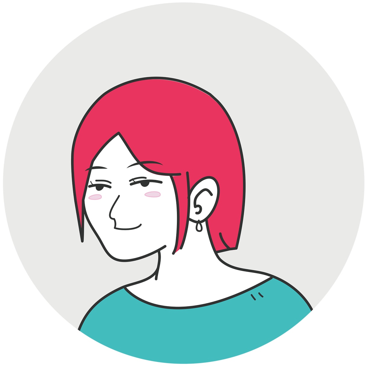 あなたのイメージでキャラクターを作成します SNSのアイコン等で使いやすいシンプルなイラストです イメージ3