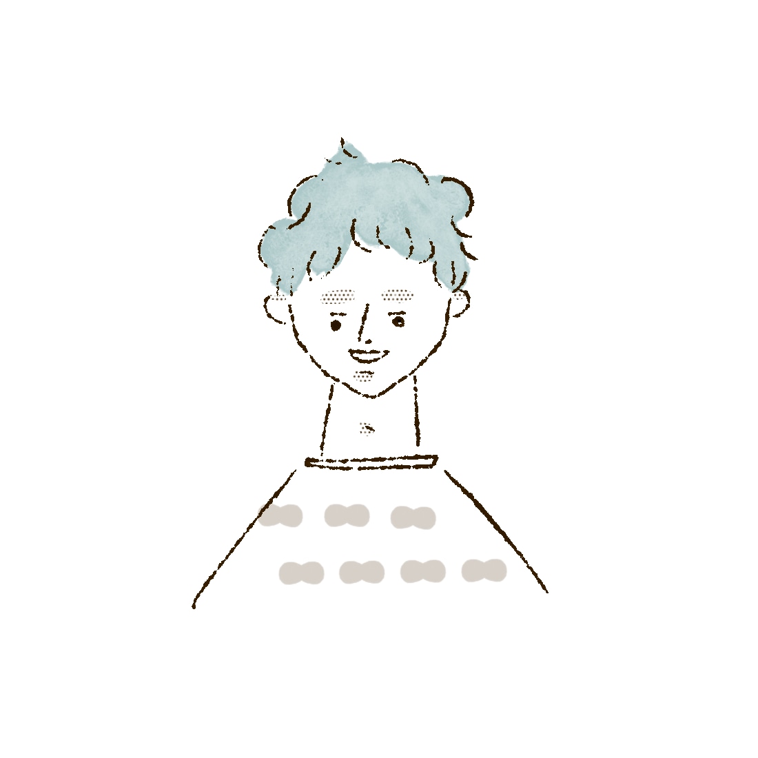 アッサリ似てる⁑シャレた似顔絵⁑お描きしちゃいます アイコンにちょうどいいラフスタイル◯オプションで商用利用も！ イメージ6