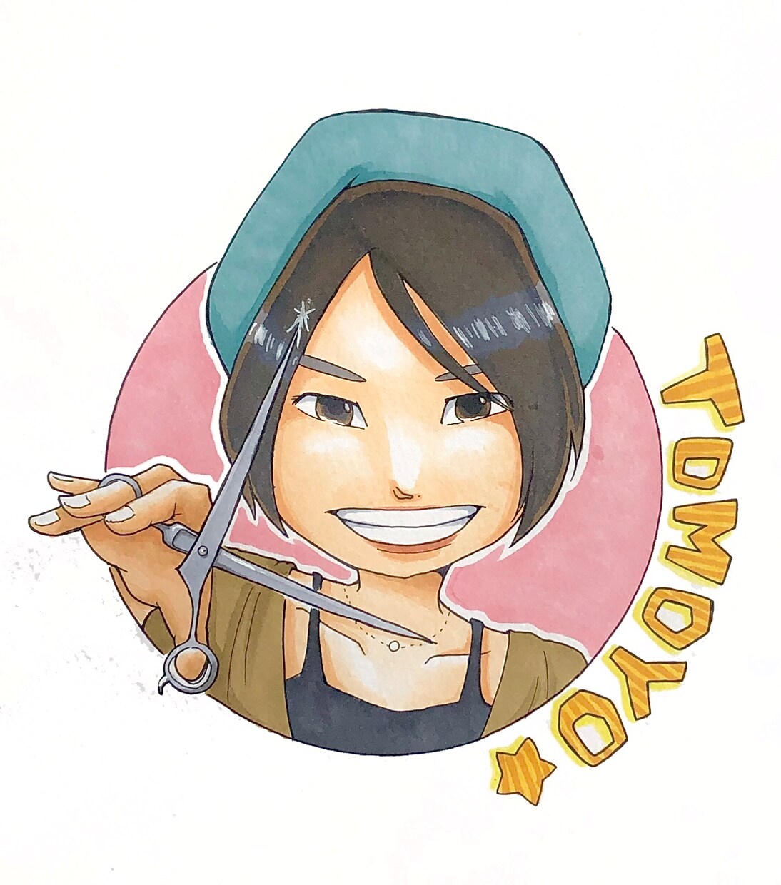 温かみある似顔絵を全て手描きで作成致します 水性マーカーを使用した色鮮やかなイラストです！ イメージ3