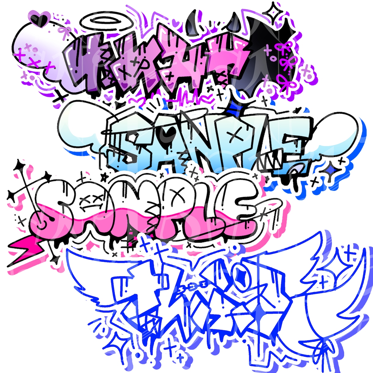 SDイラスト＋ロゴのヘッダーを作ります 【お値下げ中】SDイラストとストリート風ロゴを組み合わせた イメージ2