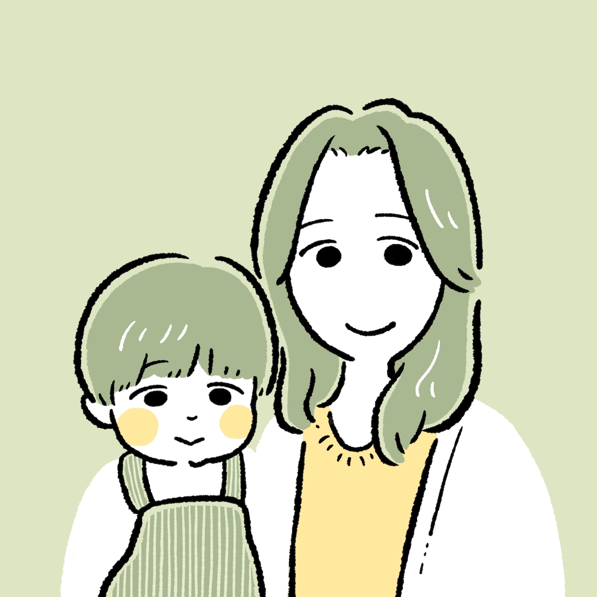 ブログSNS用｜シンプルなゆるかわアイコン描きます 商用OK！温かく優しいイメージが伝わるゆるイラストです イメージ7