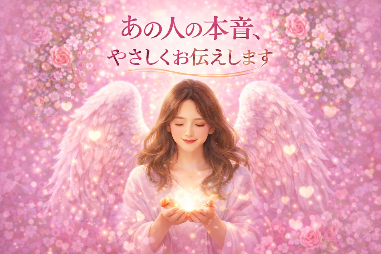 わからないあの人の本音、やさしくお伝えします 潜在意識から想いを読み解き、あなたをあたたかく導く鑑定 イメージ1