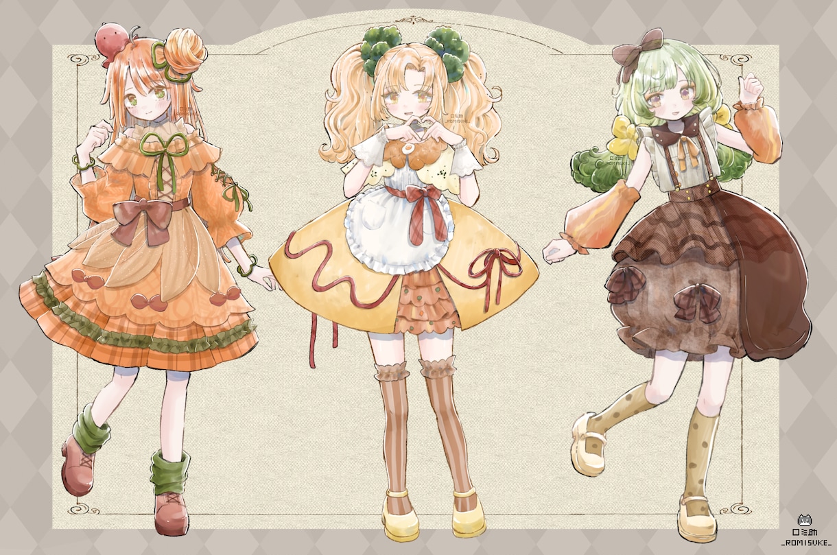 キャラクターイラスト描きます 〇動画・グッズ・SNS用・キャラデザなど！〇 イメージ8