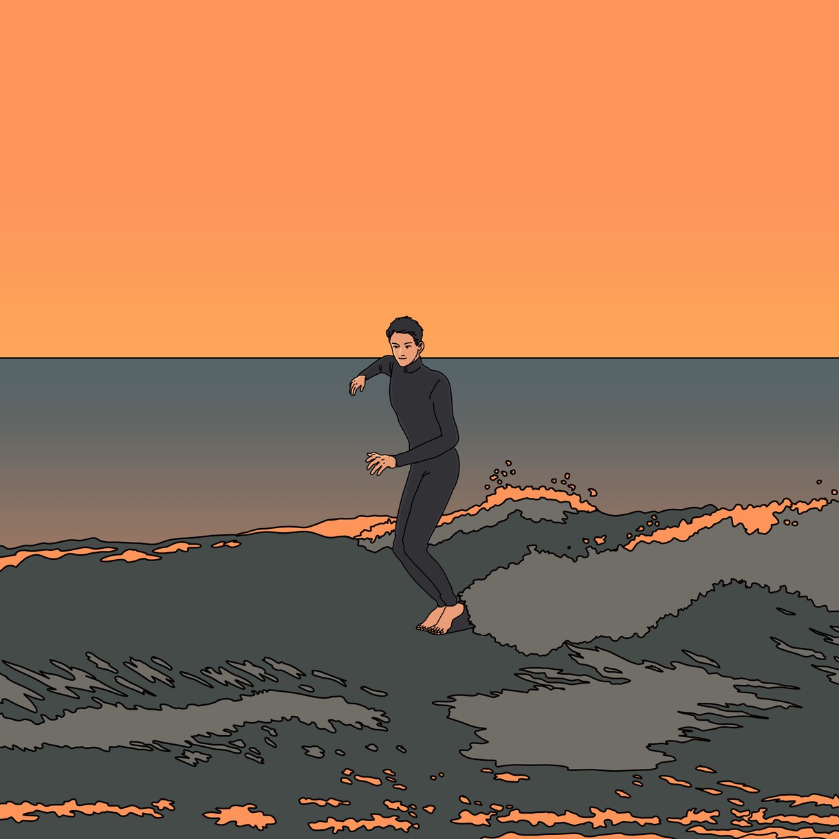 シンプル似顔絵お描きします お写真を元におしゃれなイラストを作成します イメージ5