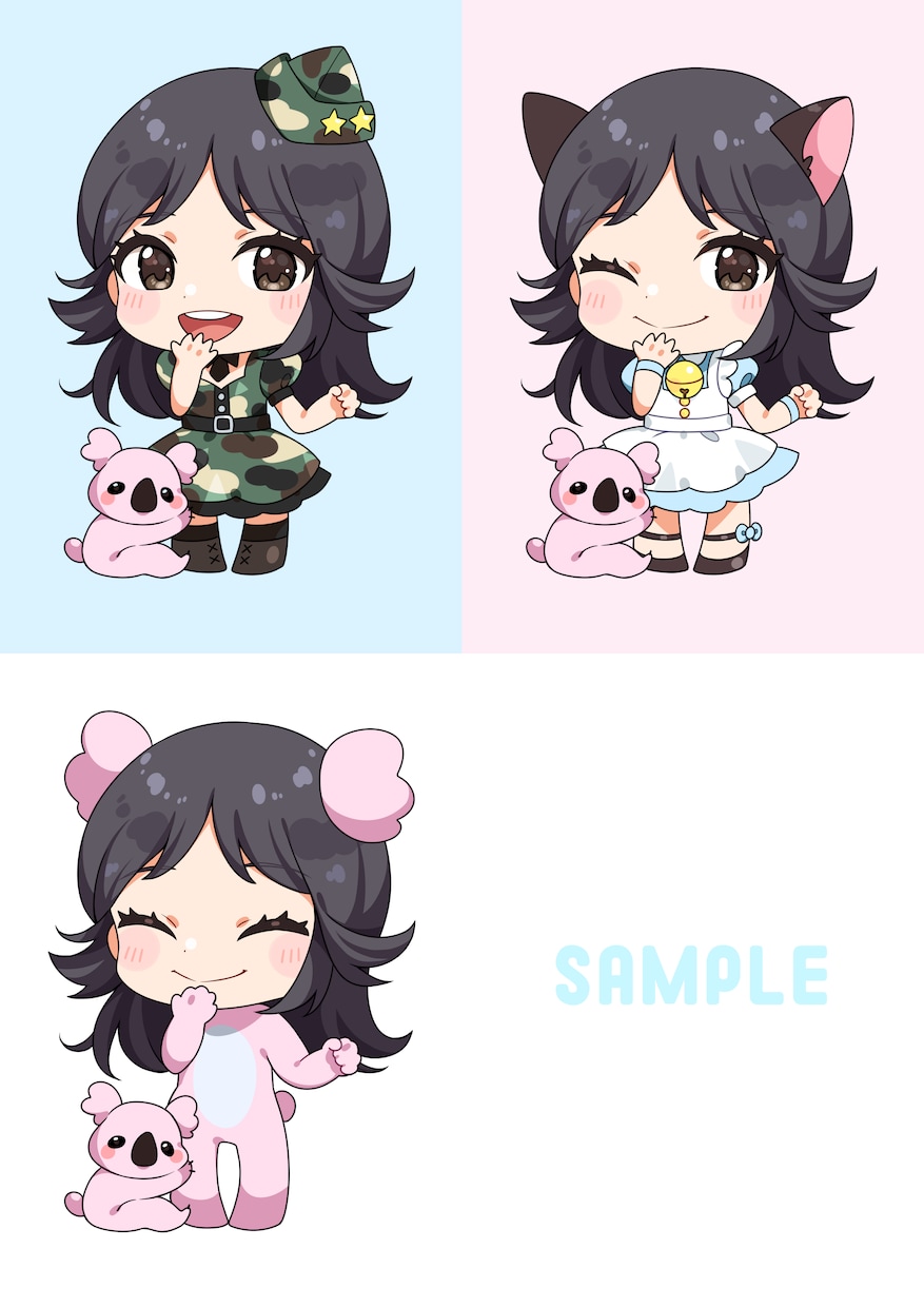 キャラデザ/一枚絵/Live2D お描きします 丁寧かつ迅速に対応させていただきます。 イメージ9
