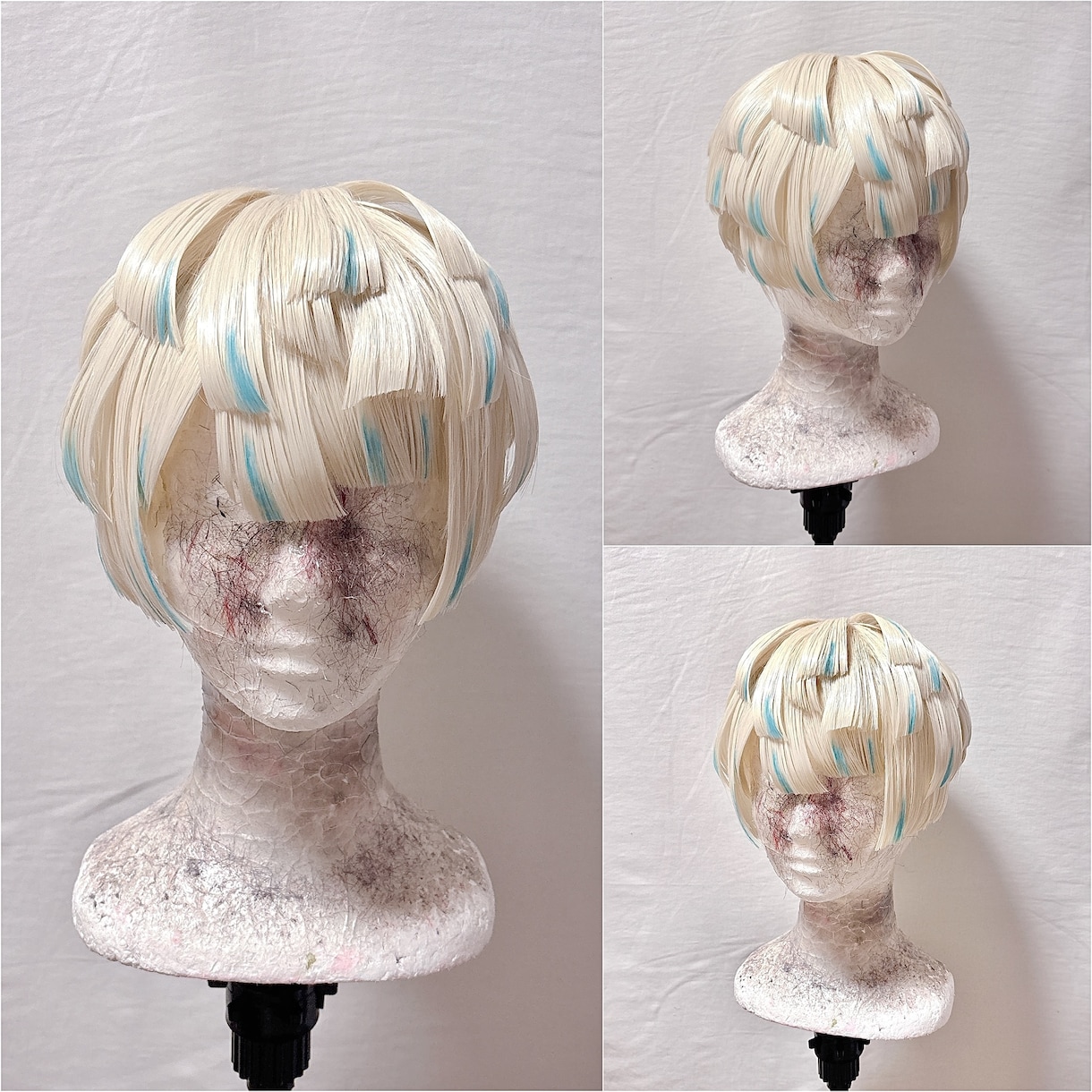 コスプレウィッグ オーダーメイド製作致します お見積もりご依頼24時間お気軽に◎ドールウィッグも相談可◎ イメージ7