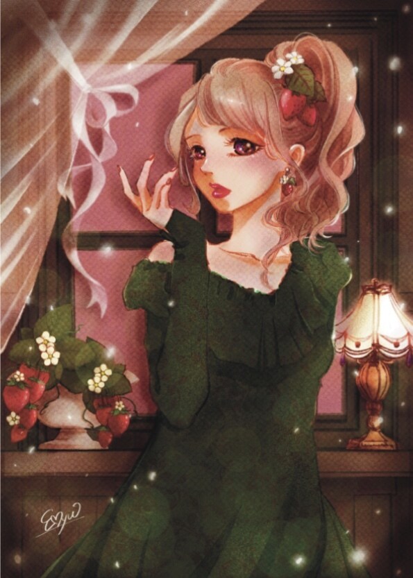 レトロおしゃれなガールズイラスト制作致します あなただけの可愛いGIRLsお描きします♡ イメージ4