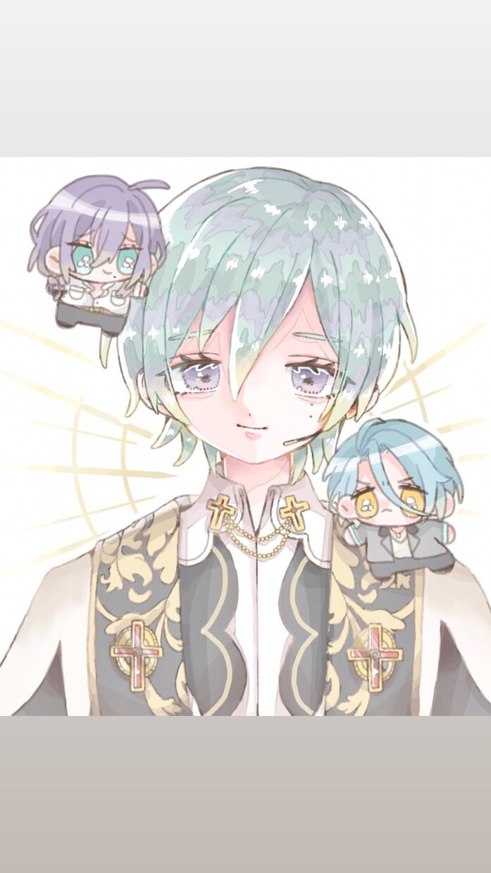 イラスト、キンブレシート制作します オリジナル、二次創作、夢絵など幅広く対応します！ イメージ3