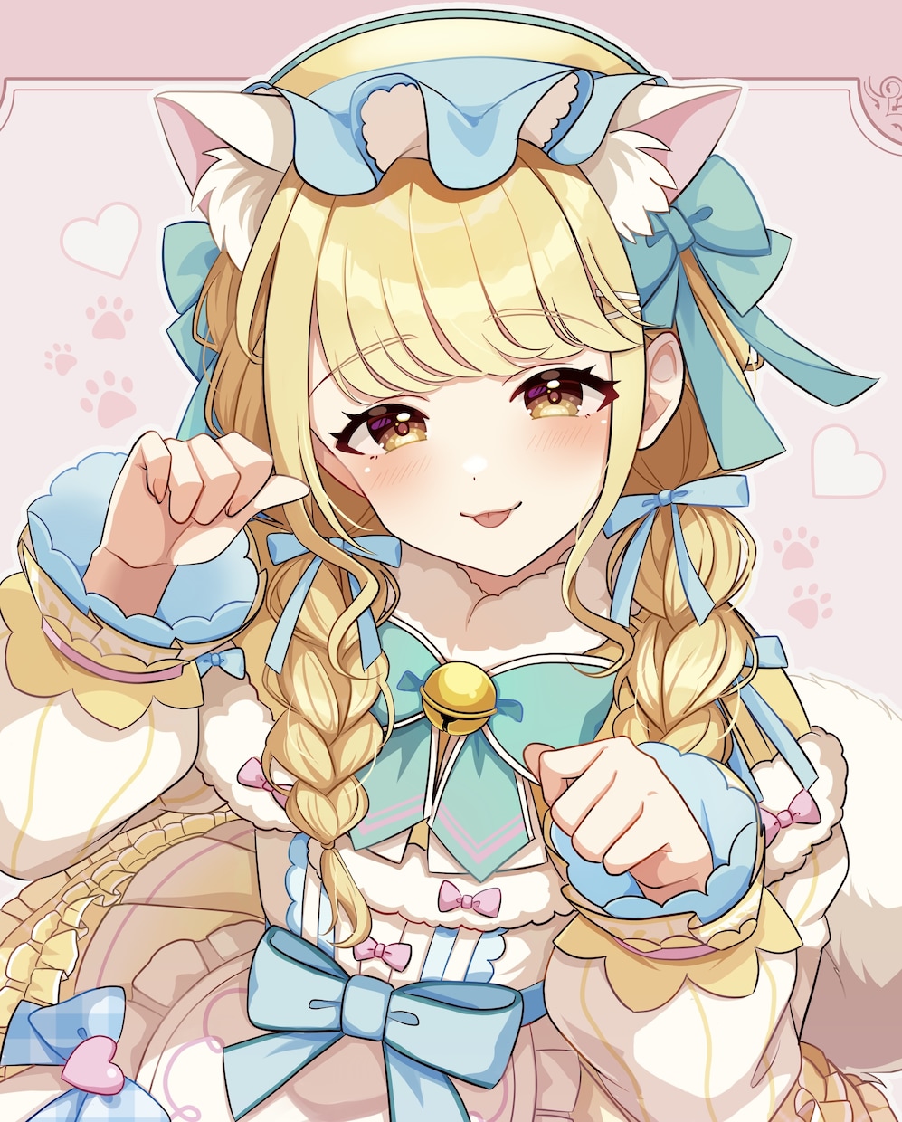 ミニキャラから一枚絵まで可愛く描きます かわいく華やかな女の子イラストが得意です。 イメージ7