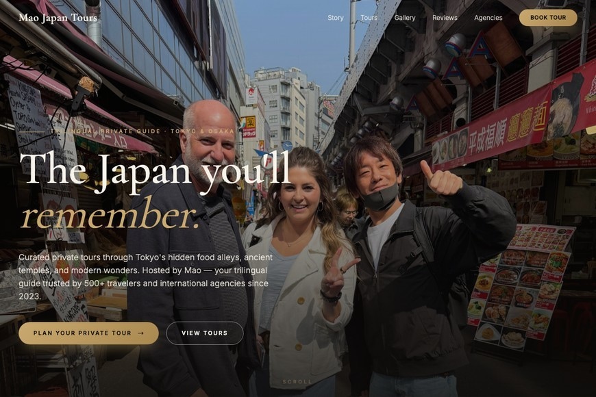 地方民宿向け｜外国人集客の英語HPを3日で作ります ITが苦手でも安心！大手の1/10価格で英語HPを3日で作成 イメージ1