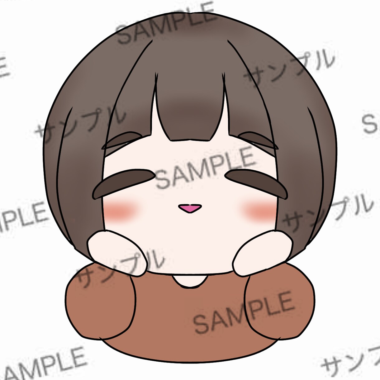 最短1日！ゆるーい感じのアイコン描きます デフォルメをして描かせていただきます！ イメージ1