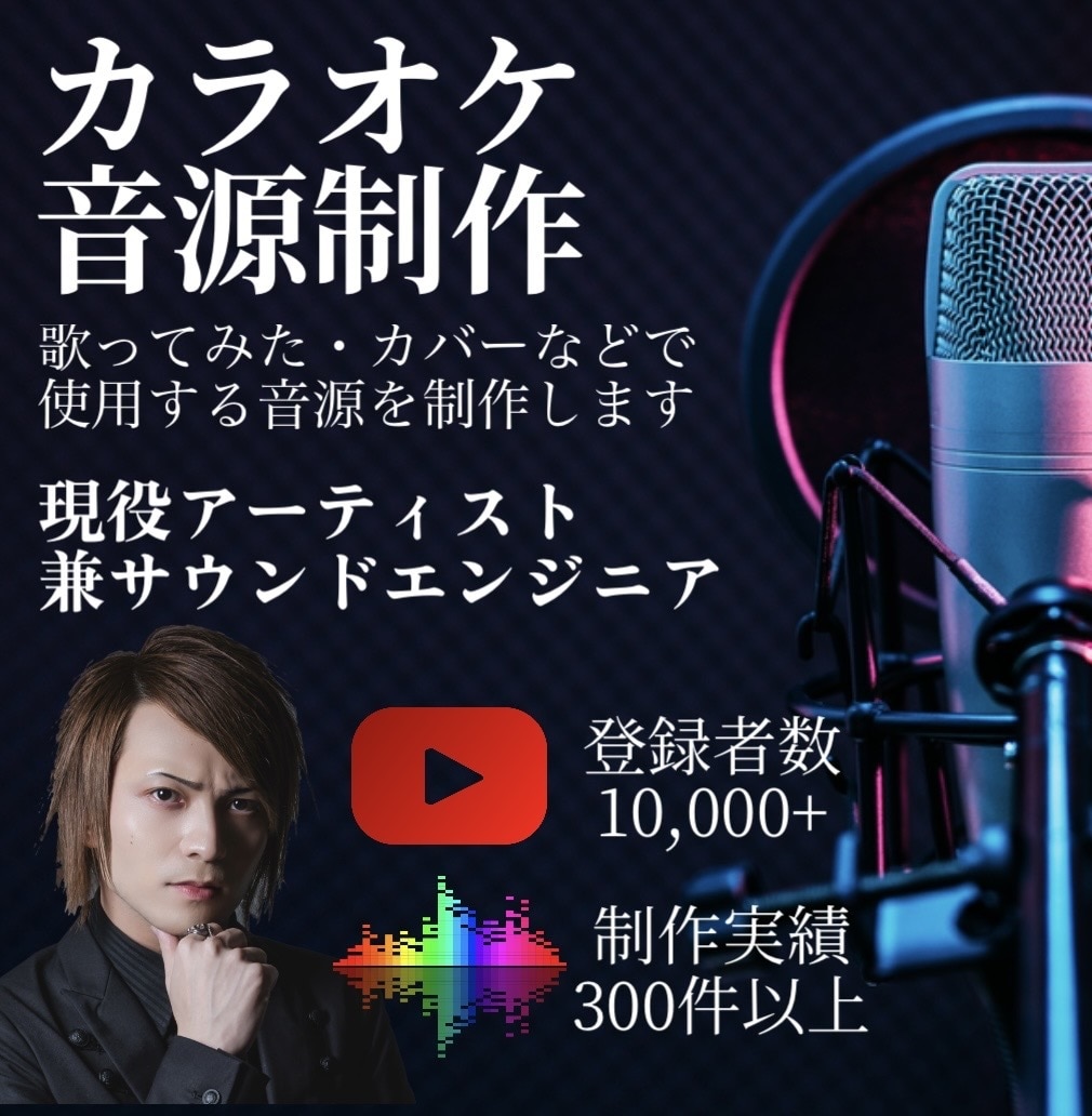 登録者1万人超の実績！再現度の高い音源を制作します 高いクオリティーのオケ音源をお求めの方にお勧めです! イメージ1