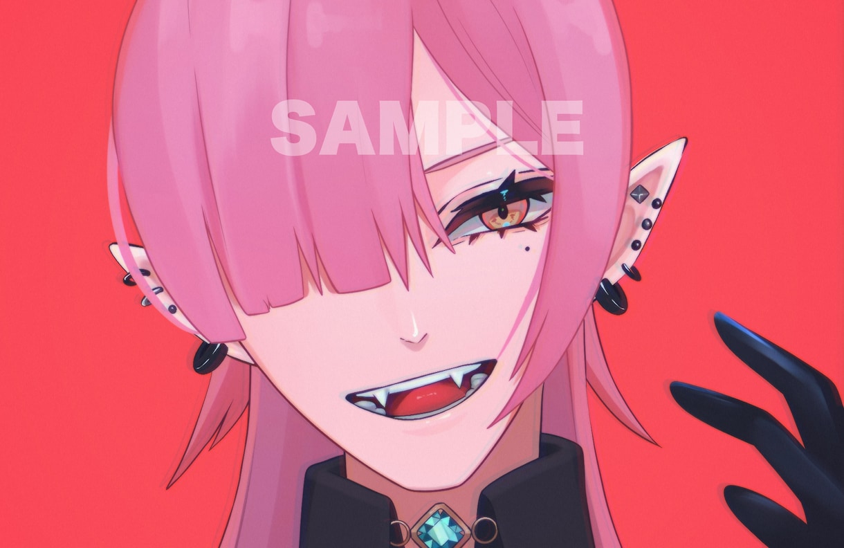Vtuber、IRIAM等の立ち絵描きます キャラクターデザインの際の修正回数無制限で承ります！ イメージ6