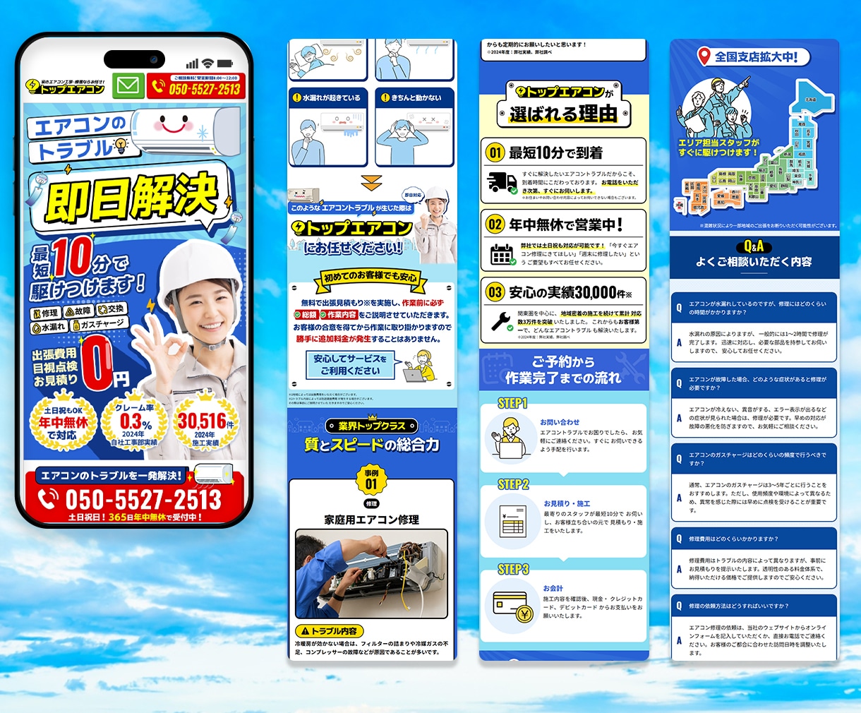 広告運用前提|集客支援|初心者歓迎 LP作ります 初めてでも安心。公開まで一貫サポート!導線設計 イメージ5