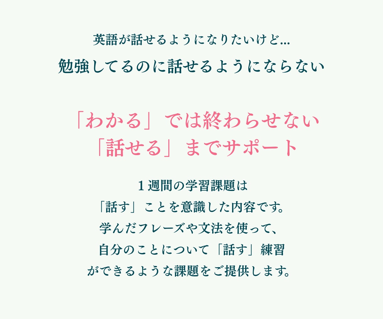 1週間からはじめる英語コーチングをします あなたのペースで英語を話せるように イメージ5