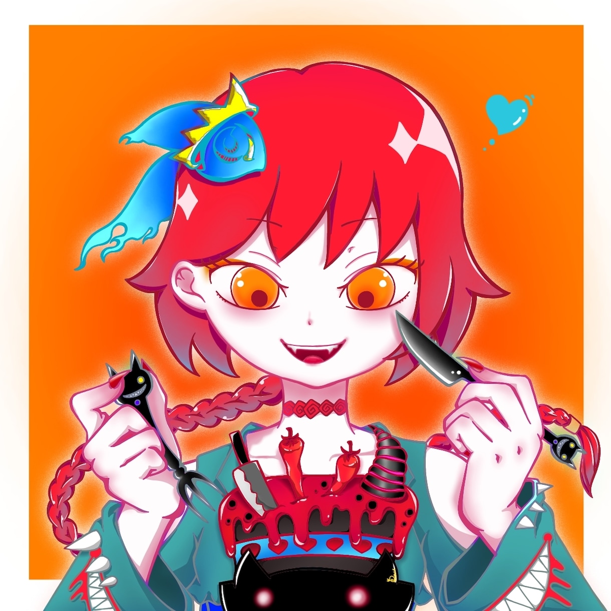 インパクトの個性的なオリジナルアイコンを作成します 希望イメージを全部入れられちゃう！他とかぶらない イメージ9