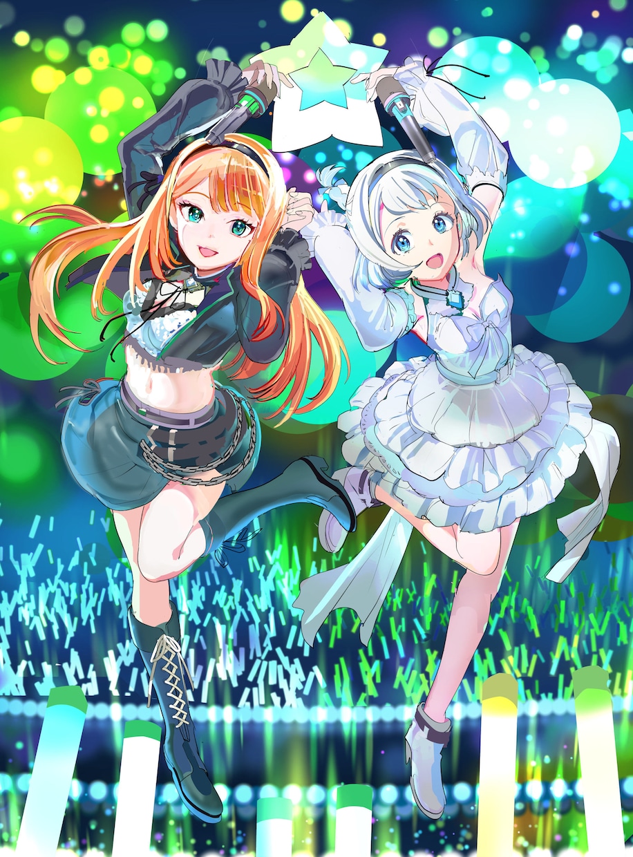 vtuber・版権・立ち絵・キラキラ男女絵描きます 周年・誕プレ・夢絵・版権キャラやv・配信スチルなどご用意 イメージ4