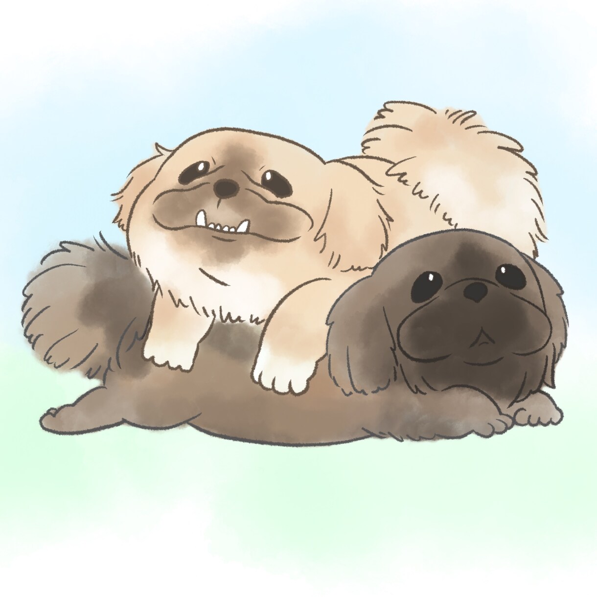 動物イラストゆるっと可愛く描きます 犬猫だけでなく、小動物もOK！デフォルメペットイラスト！ イメージ6