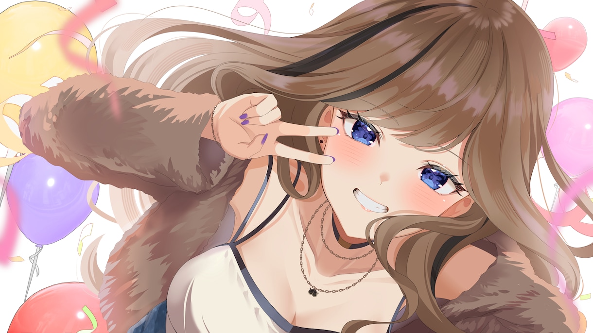 Vtuber活動/アイコン/MVなどの絵を描きます SNS・配信活動等に映える印象的なイラストをお届けします！ イメージ10