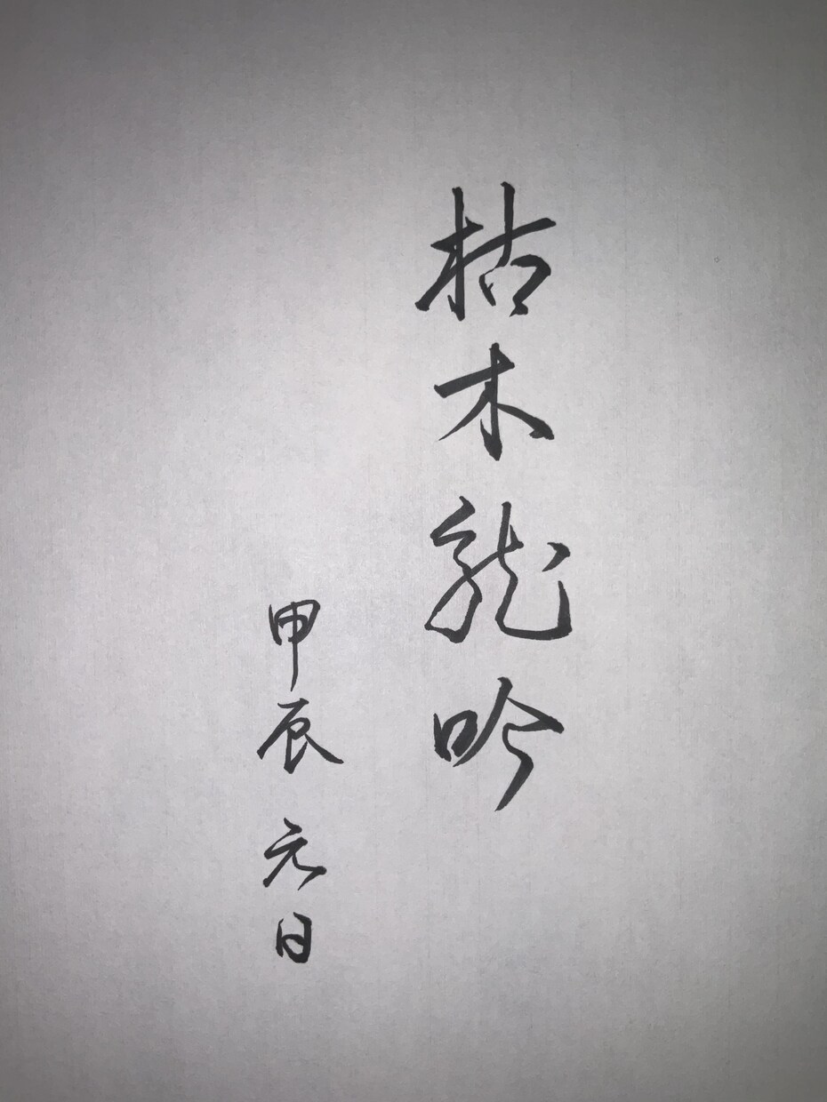 あなたが考えたコトバを筆やペンで書きます 色紙などに載せたり，練習教材として イメージ1