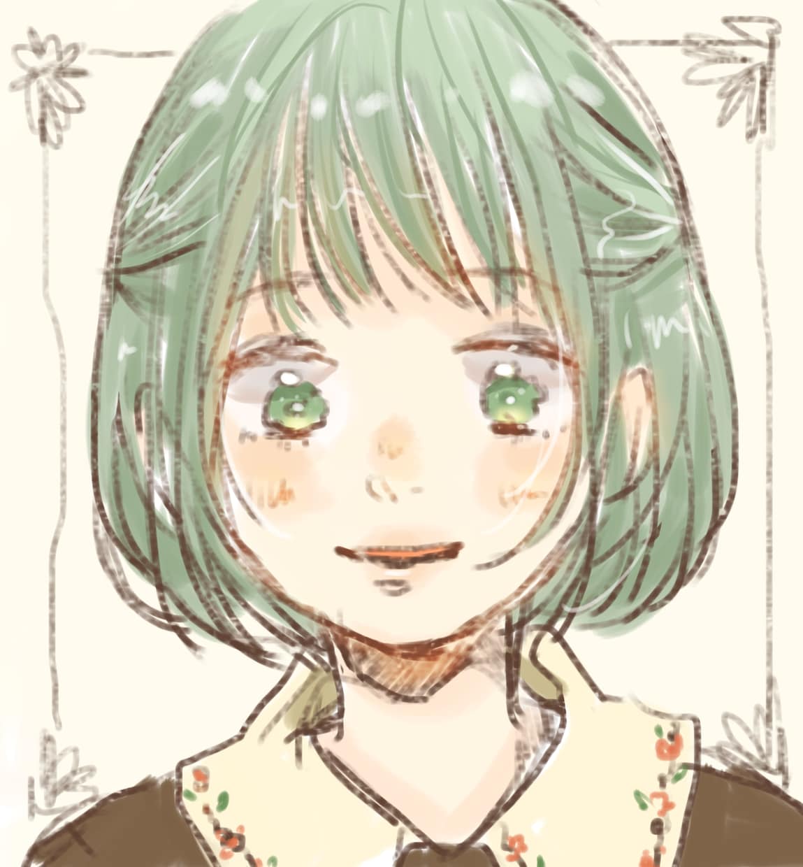 似顔絵やアイコンを承ります ふわふわかわいい雰囲気で描きます！絵柄を変えることもできます イメージ1