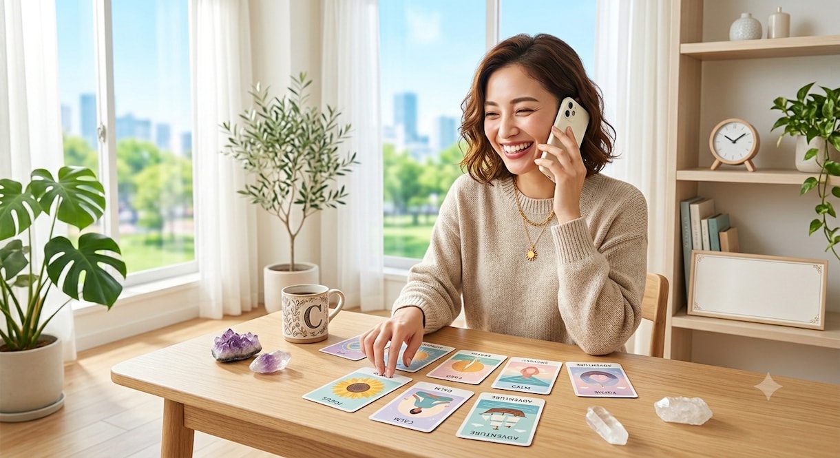 お悩みや愚痴、ちょっとしたお喋りまで幅広く伺います 【本格占い＆心のデトックス】まずはお気軽にお電話ください！ イメージ1