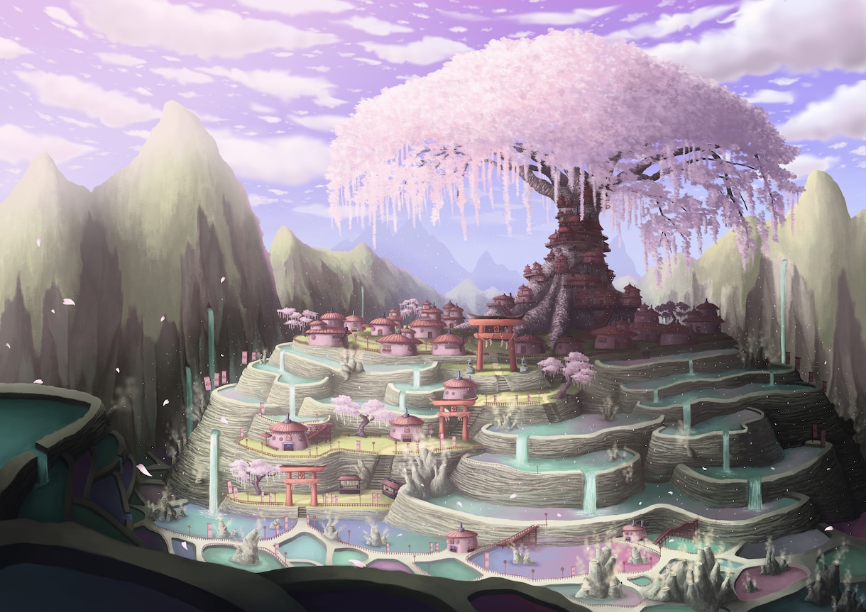 ファンタジーな油絵