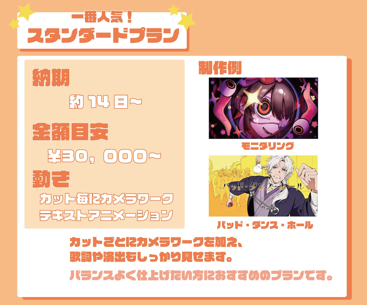あなたの歌ってみた動画＆MV、心を込めて制作します 個人～事務所様多数実績有り！本家再現、オリジナルMVもOK！ イメージ3