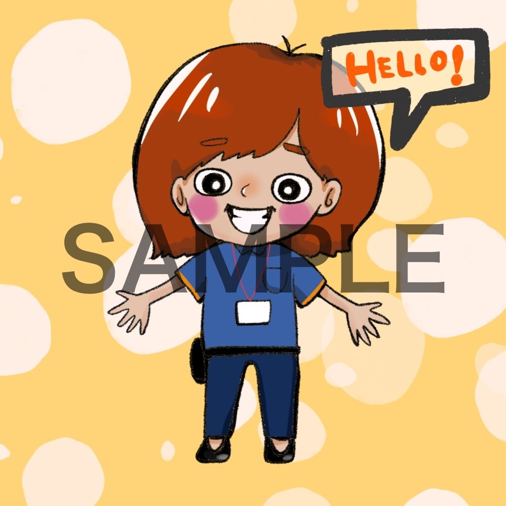 あなただけのカラフルでPOPな可愛い似顔絵描きます ブログやチラシ、名刺で活躍する愛されイラストをお届け！ イメージ3